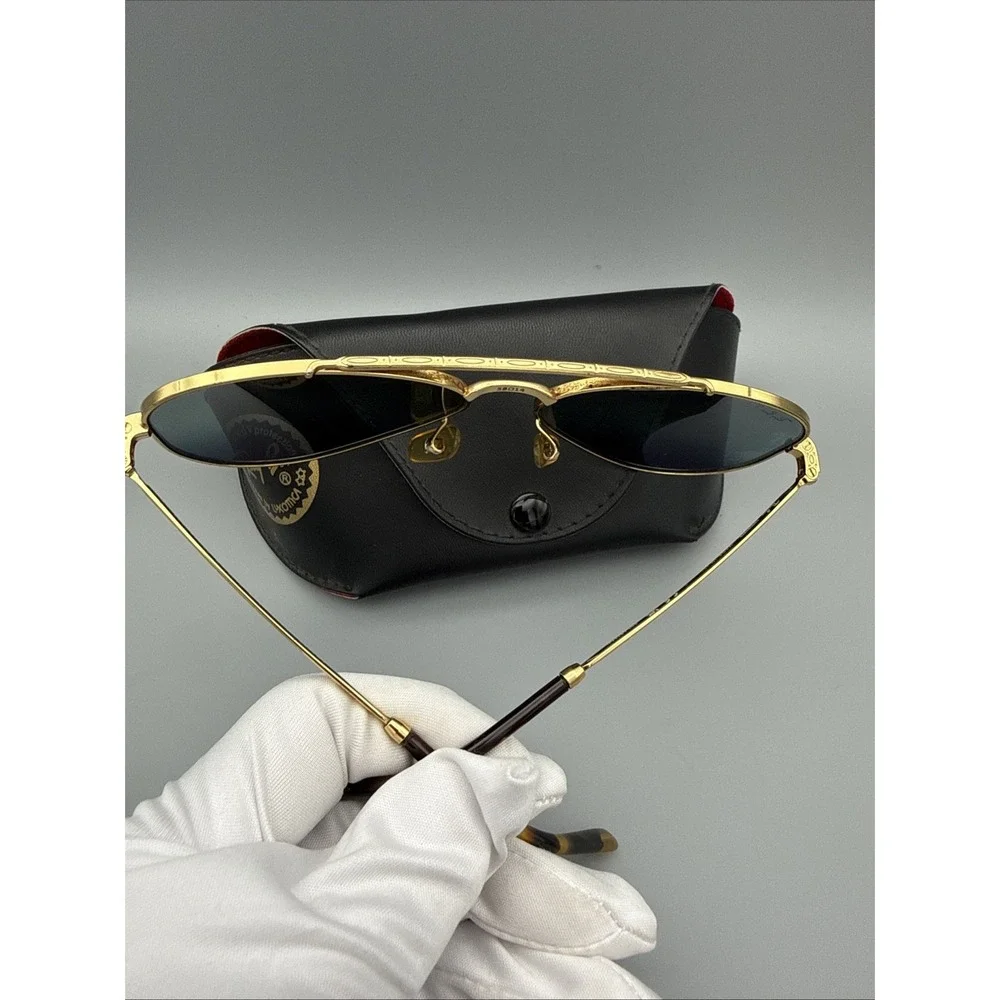 Ray-Ban Sunglasses, RB3625 Gold /Tortoise, Chromance Aviator 58-14-135 & RB Case